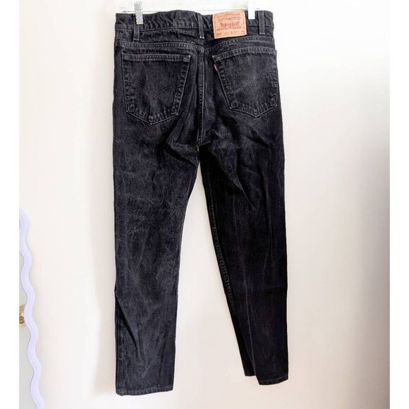 Levi's 512 Slim Tapered Leg Jeans Black 33x30 - Picture 4 of 6